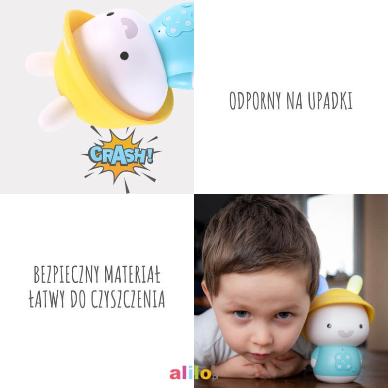 Króliczek Baby Bunny G9S+ - niebieski / Alilo