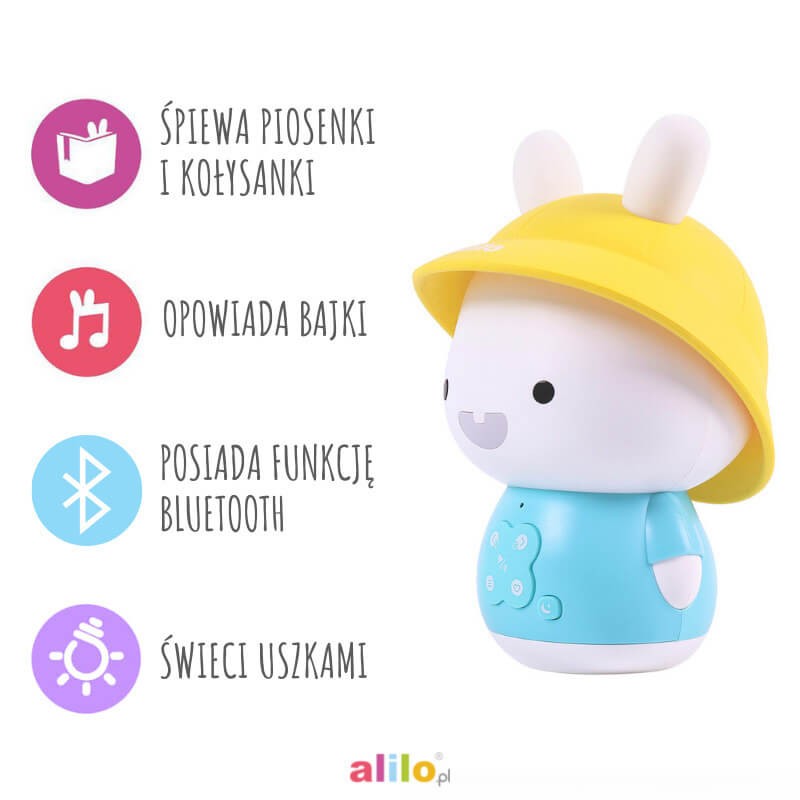 Króliczek Baby Bunny G9S+ - niebieski / Alilo