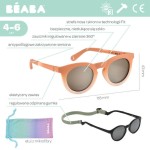 Okulary przeciwsłoneczne dla dzieci 4-6 lat Sunshine - Rainbow orange / Beaba