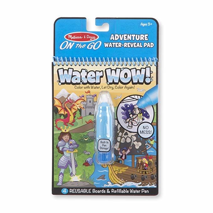 Melissa and Doug, Wielorazowa Wodna Kolorowanka WATER WOW Przygody