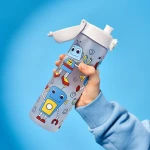 Wąska butelka na napoje - Robots, 500ml / ION8® I8RF500PIROBOT