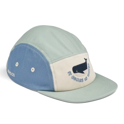 Czapka z daszkiem Rory - Ice blue mix / Liewood