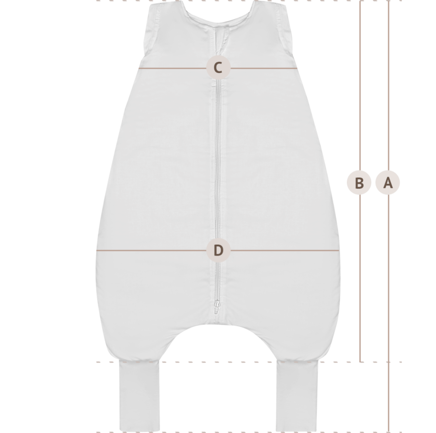 Śpiworek z nogawkami 1 TOG - Animals Garden / Babysteps