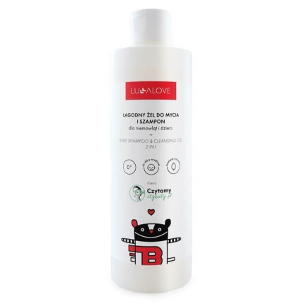 Łagodny żel do mycia i szampon dla niemowląt i dzieci, 280 ml / Lullalove
