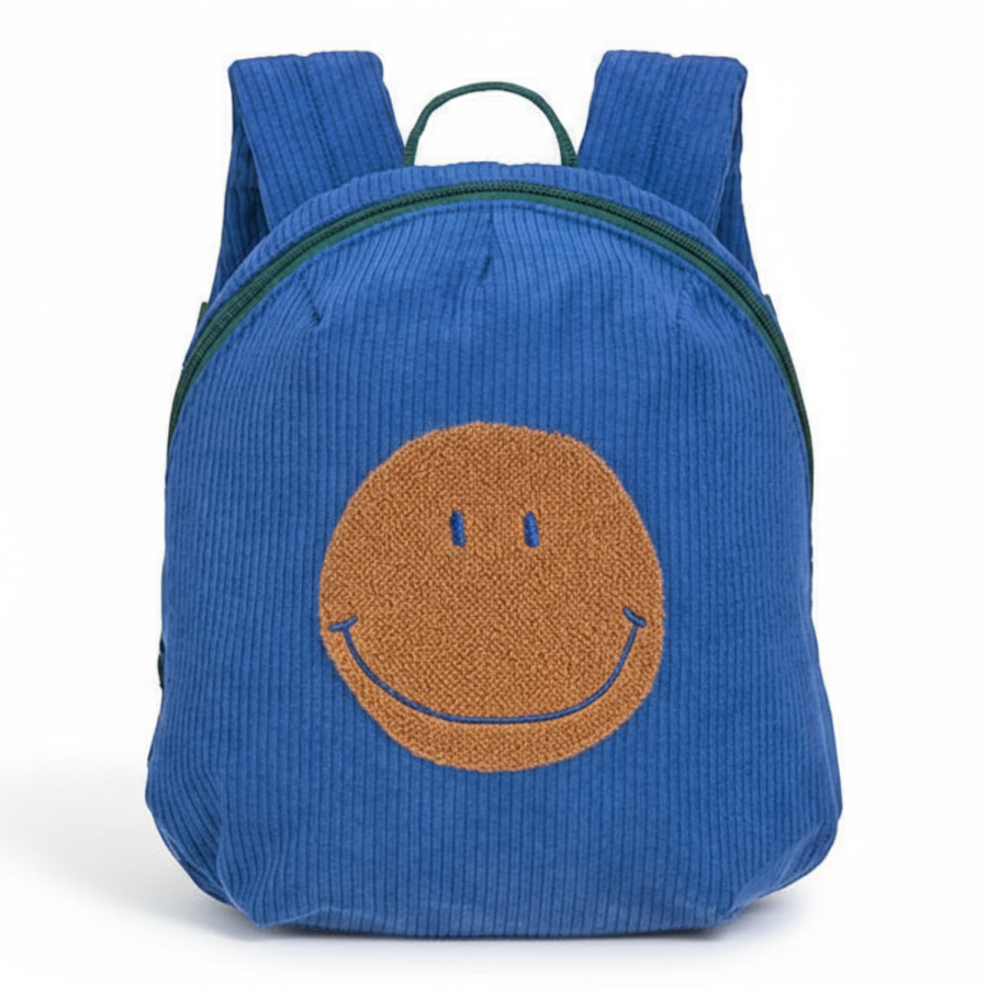 Plecak mini sztruks, Little Gang - blue / Lassig