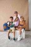 Plecak mini sztruks, Little Gang - blue / Lassig
