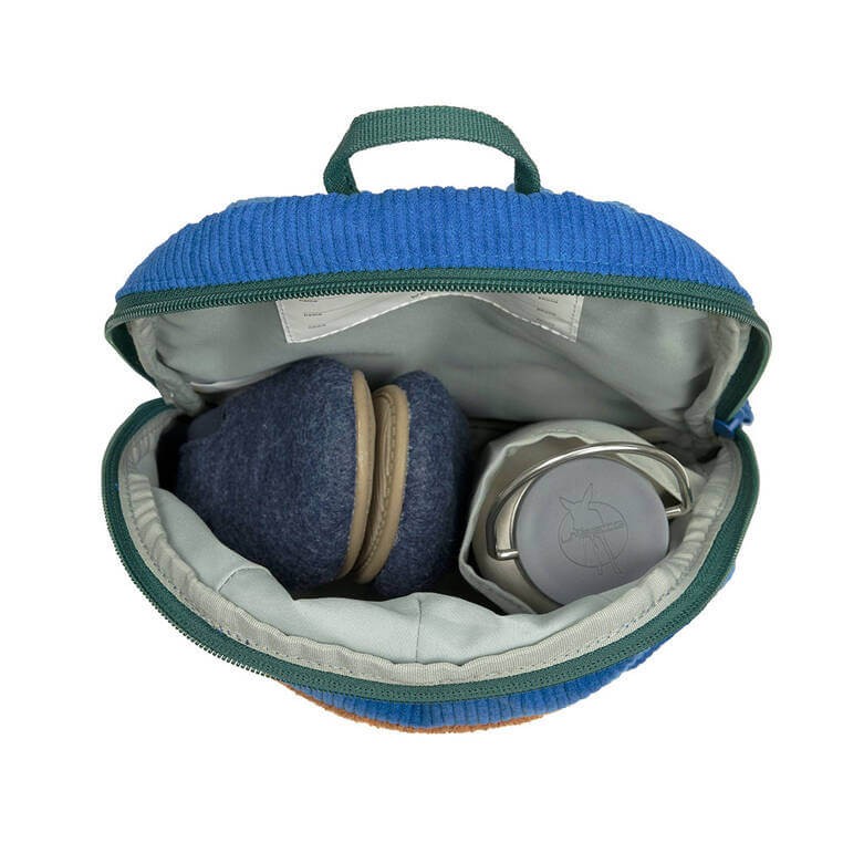 Plecak mini sztruks, Little Gang - blue / Lassig