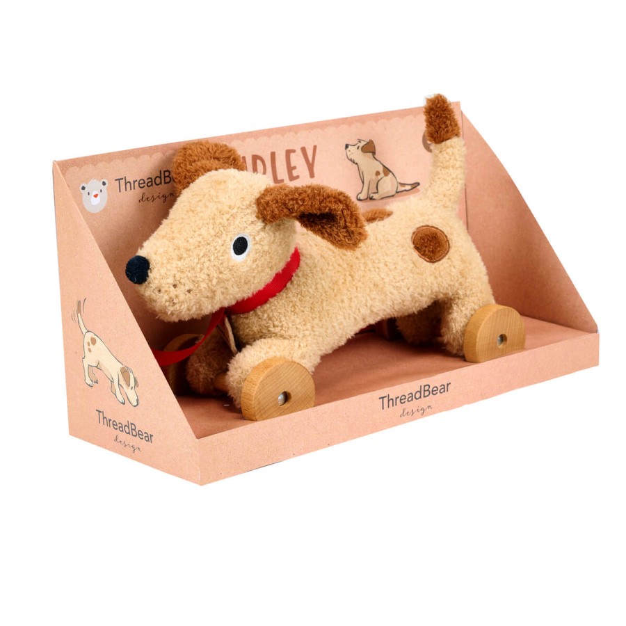 Piesek na kółkach do ciągnięcia - Dudley / ThreadBear Design
