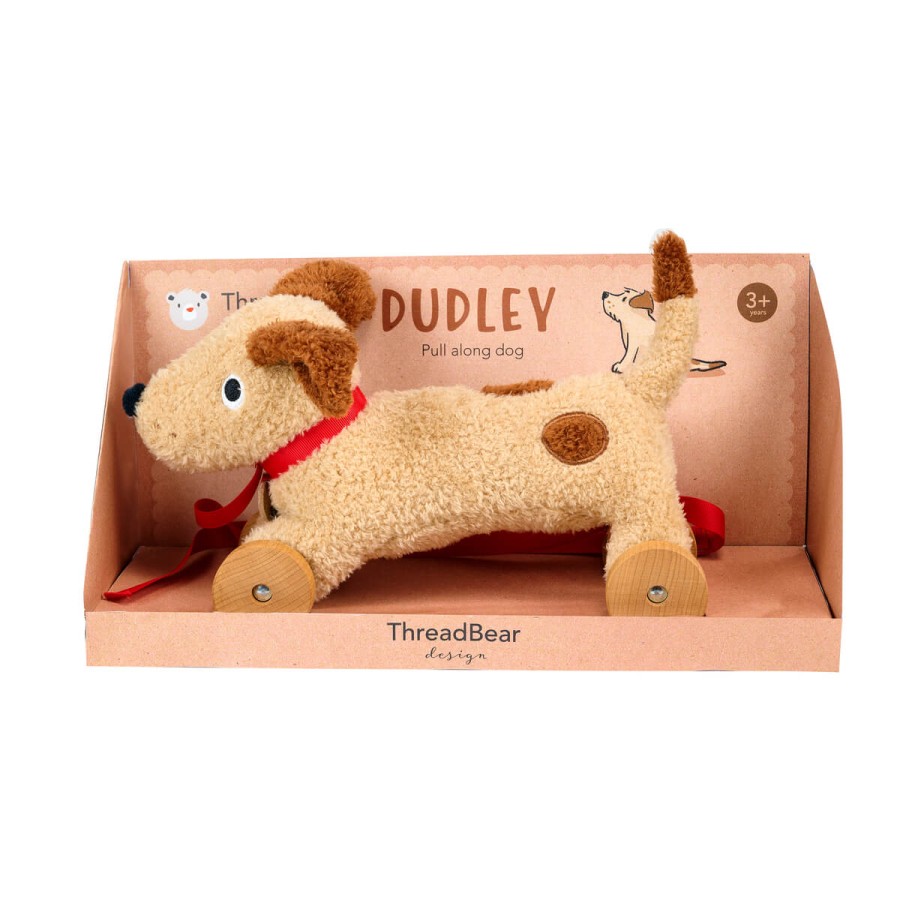 Piesek na kółkach do ciągnięcia - Dudley / ThreadBear Design