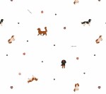 Szczotka na ciemieniuchę z myjką - pieski, cavaliery / Lullalove
