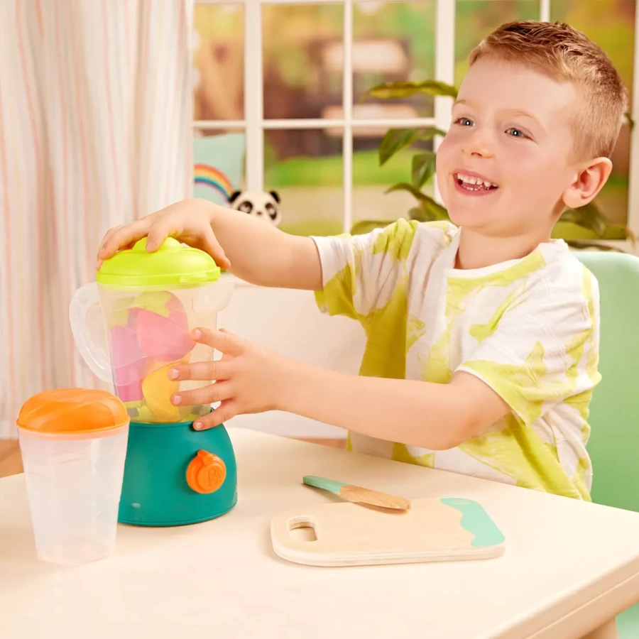 Mini Chef - Fruity Smoothie Playset - BLENDER z owocami i akcesoriami / B.Toys BX2230Z