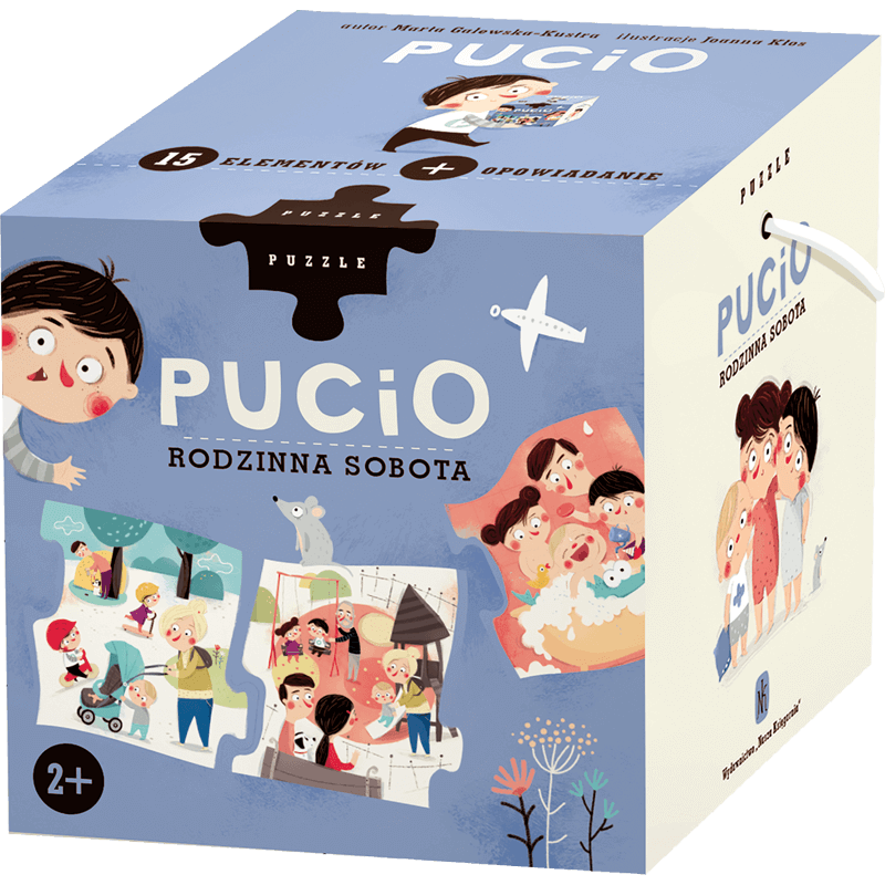 Pucio. Rodzinna sobota - puzzle / Wydawnictwo Nasza Księgarnia