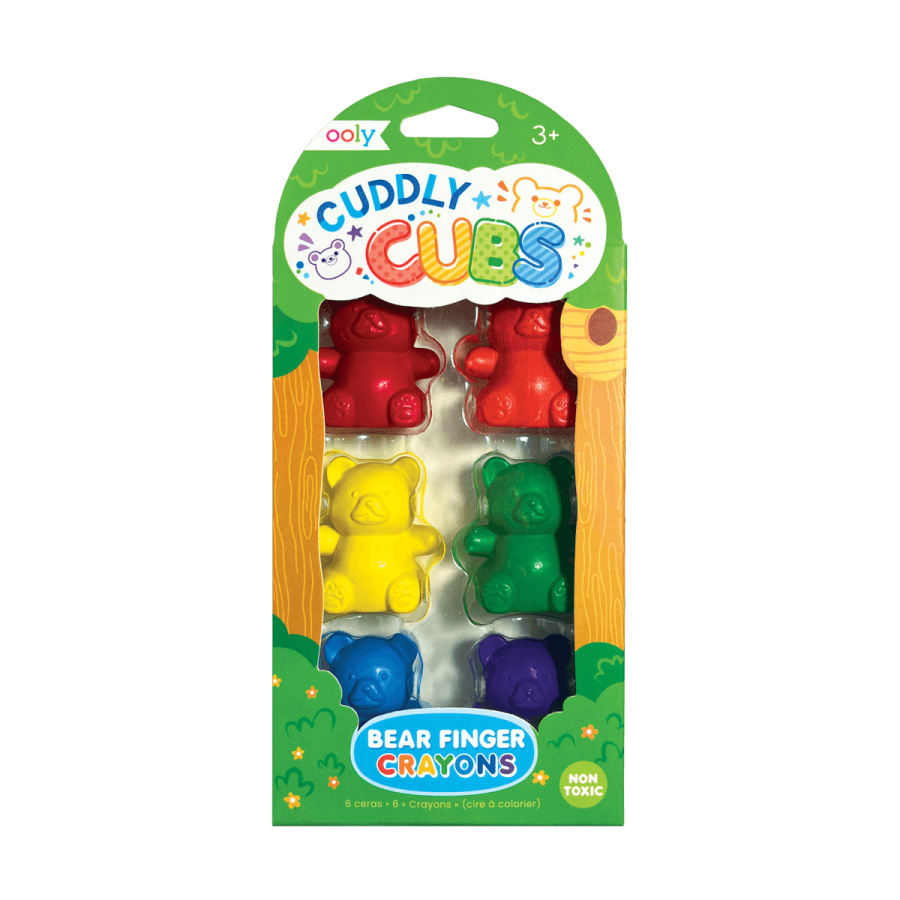 Kredki Malucha na palec Misie, Cuddly Cubs - 6 szt. / Ooly