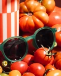 Okulary Oval Olive Green Polarized 5-10 / Olivio & Co