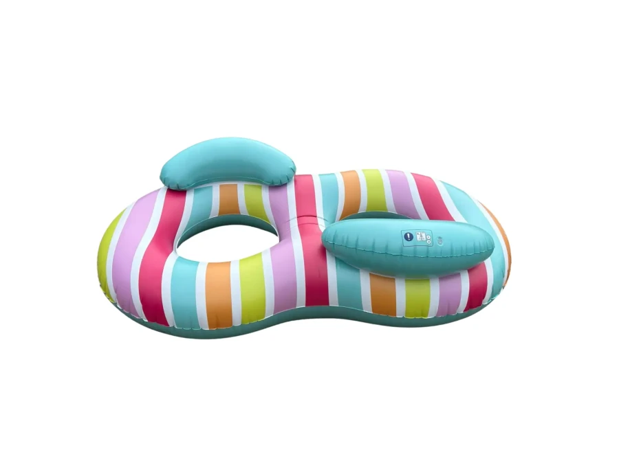 Podwójne koło do pływania 190 cm Rainbow / The Swim Essentials