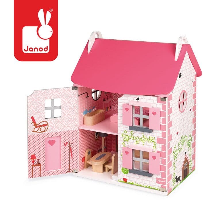 Domek dla lalek z 11 meblami / Janod