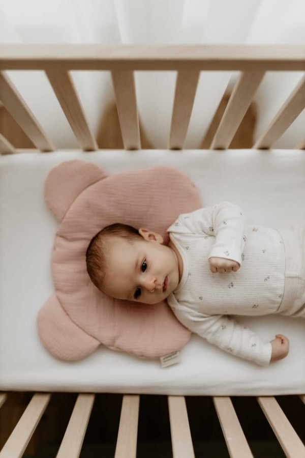 Misiowa poduszka muślinowa - Rose / Sleepee