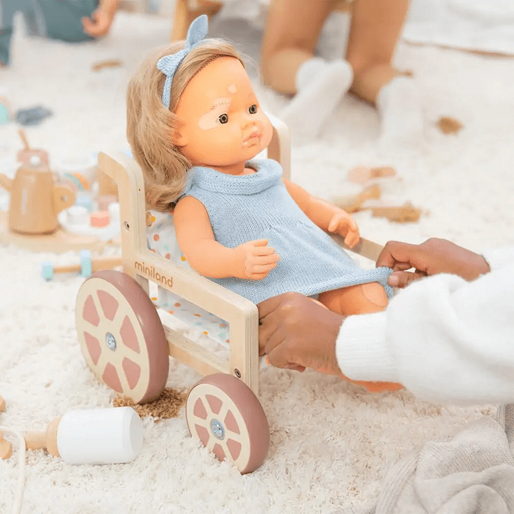 Wózek inwalidzki dla lalek Miniland