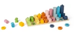 Drewniany sorter do nauki liczenia / Bigjigs Toys