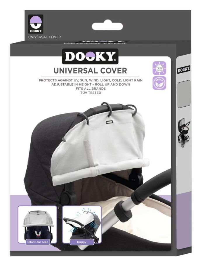 Uniwersalna osłonka do wózka i fotelika Grey / Dooky