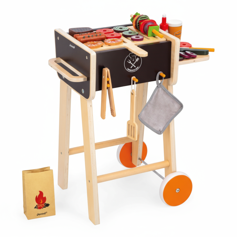 Grill drewniany z akcesoriami 3+ / Janod