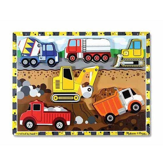 Melissa and Doug, Drewniane Puzzle Budowa