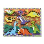 Melissa and Doug, Układanka drewniana – Dinozaury