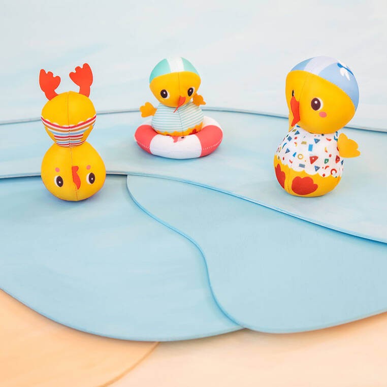 3 kaczuszki do kąpieli Nauka pływania 9 m+ / Lilliputiens
