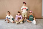 Bluza z bawełny organicznej GOTS Little Gang Sun milky / Lassig
