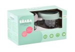 Zestaw pojemników słoiczków szklanych z zamknięciem 2 x 250 ml Sage green-Gazelle / Beaba