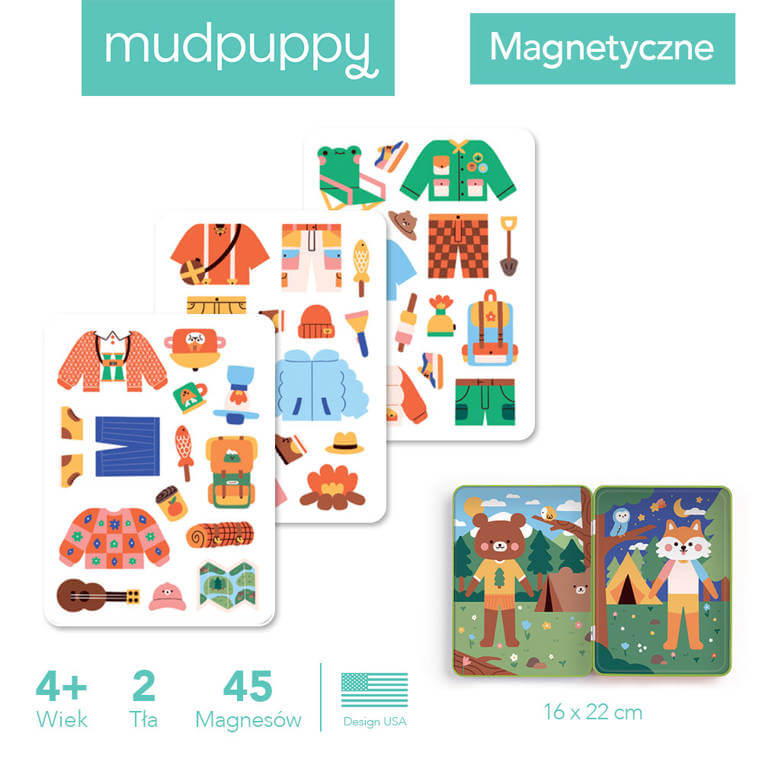 Magnetyczne postacie Wesoły biwak / Mudpuppy