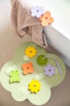 Zestaw piankowych naklejek do kąpieli z wędką Frog pond / QUUT
