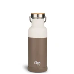 Butelka termiczna ze stali nierdzewnej 500ml - Brown / Citron