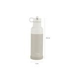 Butelka termiczna ze stali nierdzewnej 500ml - Brown / Citron