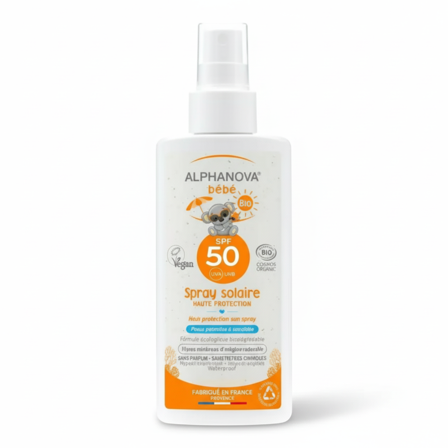 Przeciwsłoneczny spray o wysokim filtrze SPF 50 SUN, 125ml / Alphanova Bebe