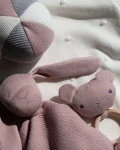 Przytulanka Doudou z bawełny organicznej - Róż / Effiki