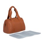 Torba do wózka Mommy Club Vegan Leather Brown / Childhome