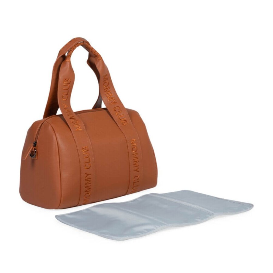 Torba do wózka Mommy Club Vegan Leather Brown / Childhome