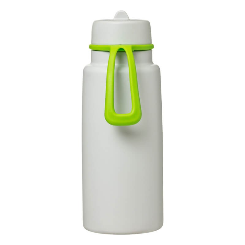 Butelka termiczna ze składanym ustnikiem, termos ze stali nierdzewnej - Lime Time, 1l / b.box