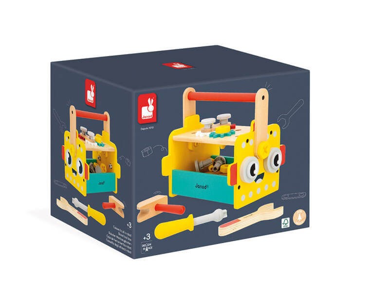 Skrzynka z narzędziami Robot Brico ‘Kids / Janod