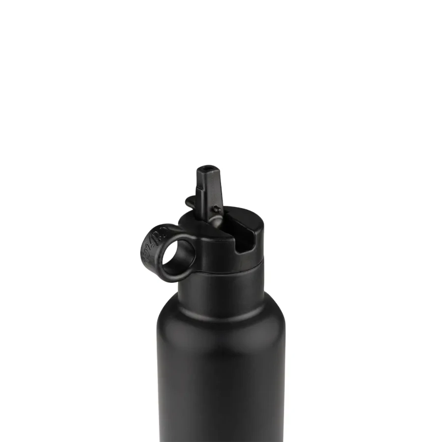 Butelka termiczna ze stali nierdzewnej 750 ml - Black / Citron