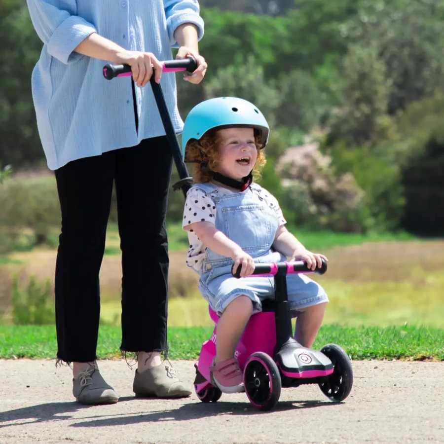 Hulajnoga 4w1 Xtend Ride-on, Pink / smarTrike