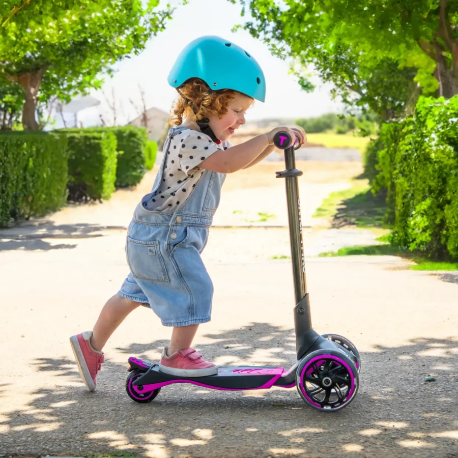 Hulajnoga 4w1 Xtend Ride-on, Pink / smarTrike