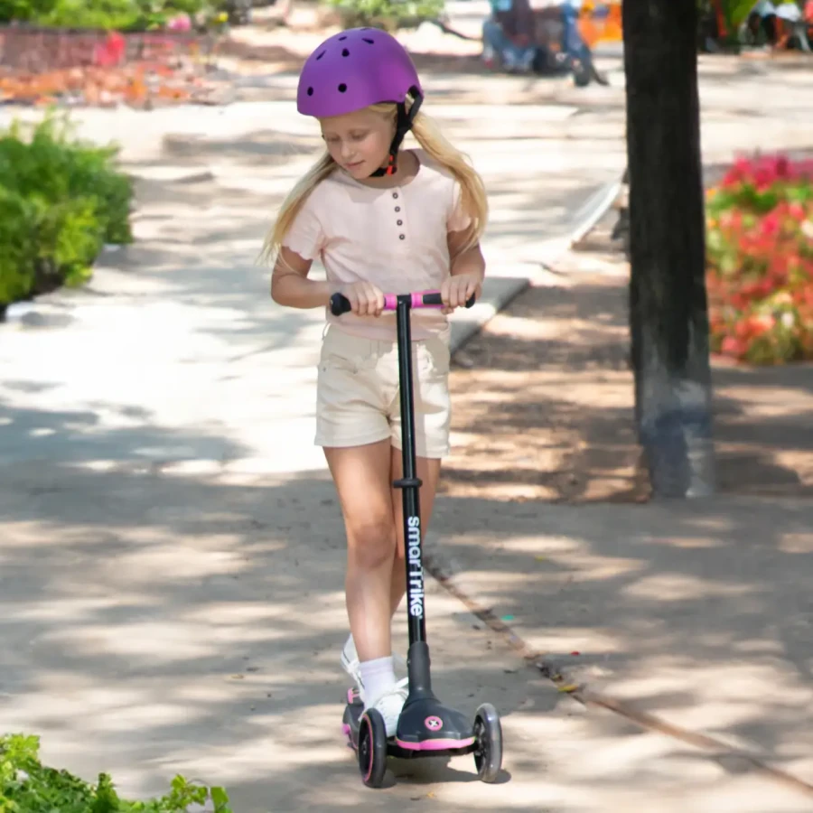 Hulajnoga 4w1 Xtend Ride-on, Pink / smarTrike