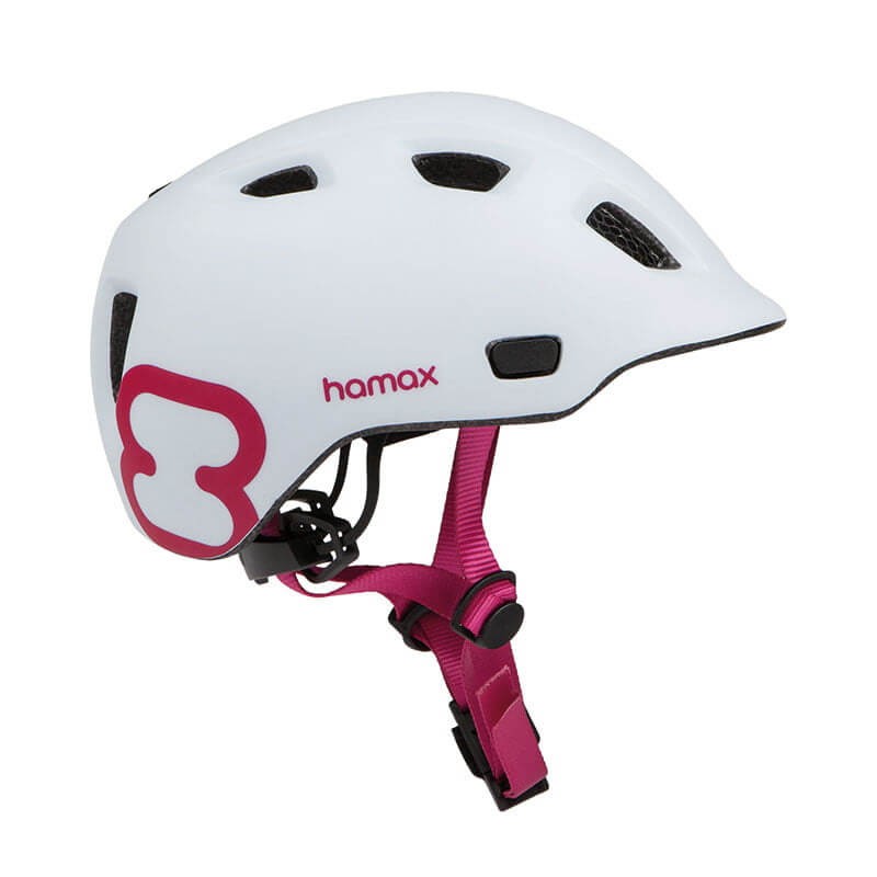 Kask dziecięcy - white, pink / Hamax