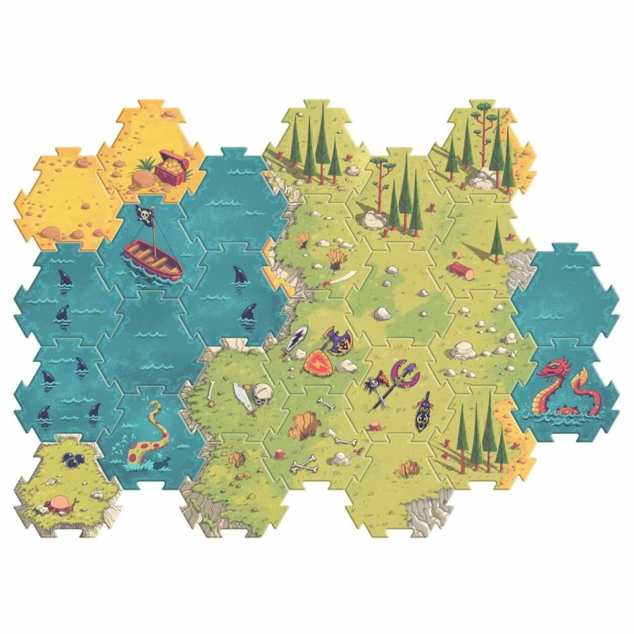 Puzzle tekturowe Arty Toys - BITWA / Djeco DJ06847