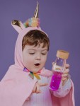 Butelka sensoryczna dwufazowa MOVE kraina jednorożca / Petit Boum