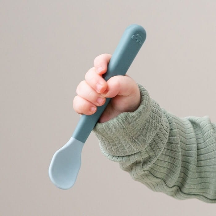 Łyżeczki dla niemowląt Easy-grip - Blue, 3 szt. / Done by Deer