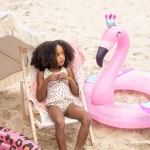 Koło do pływania 104 cm Flamingo Pink /The Swim Essentials