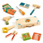 Drewniany zestaw Super Bricolo / DJECO